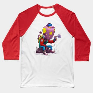 GRAFFITI OCTOPUS Baseball T-Shirt